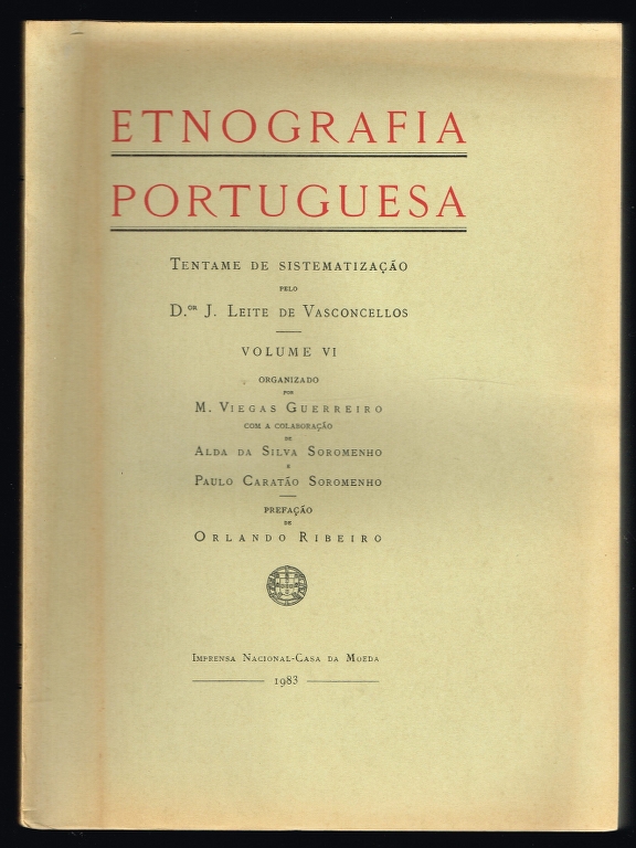 ETNOGRAFIA PORTUGUESA (volume VI)
